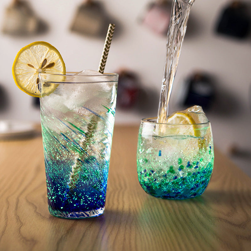 Misuno Handcrafted Starry Night Glow Glass