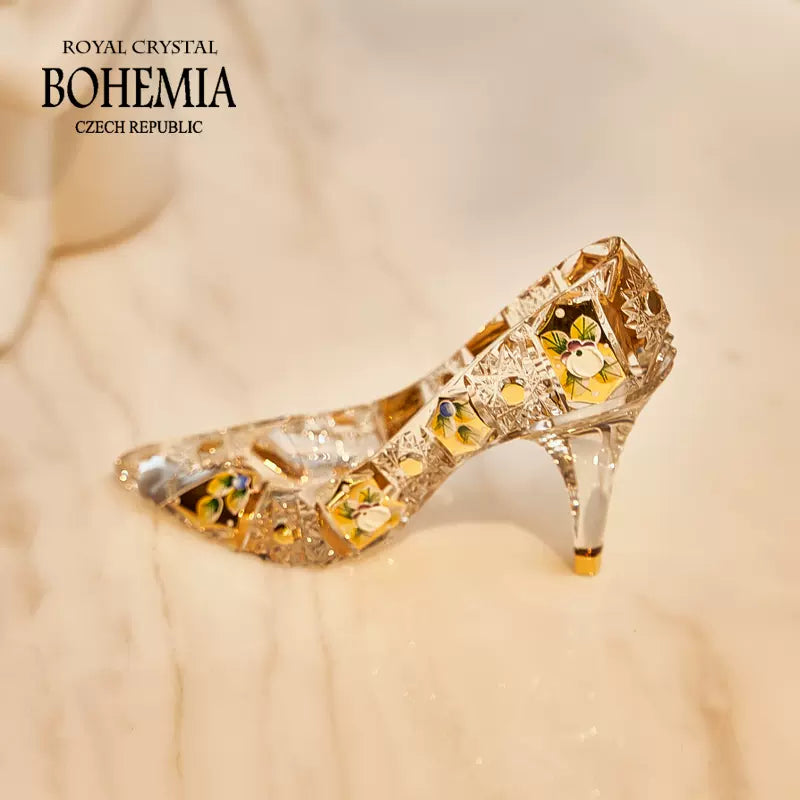 Bohemia Enchanted Cinderella Crystal Slipper Ornament