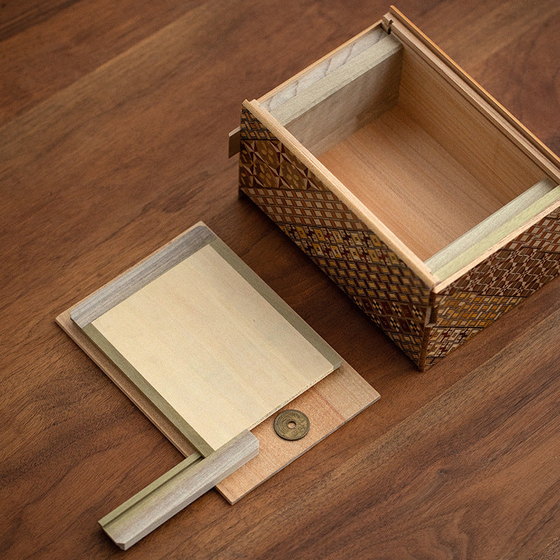 Yosegi Zaiku Handcrafted Puzzle Box Collection