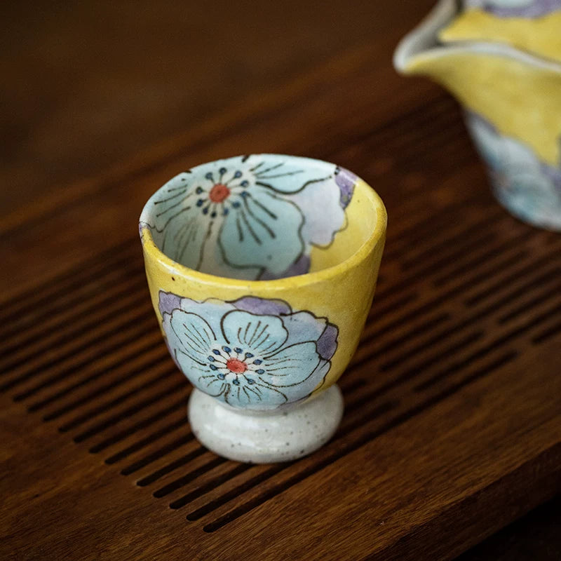Collection de service à thé Hana no Toki en Hatsuichi Mino Ware