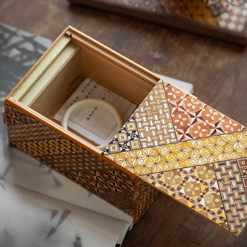 Yosegi Zaiku Handcrafted Puzzle Box Collection