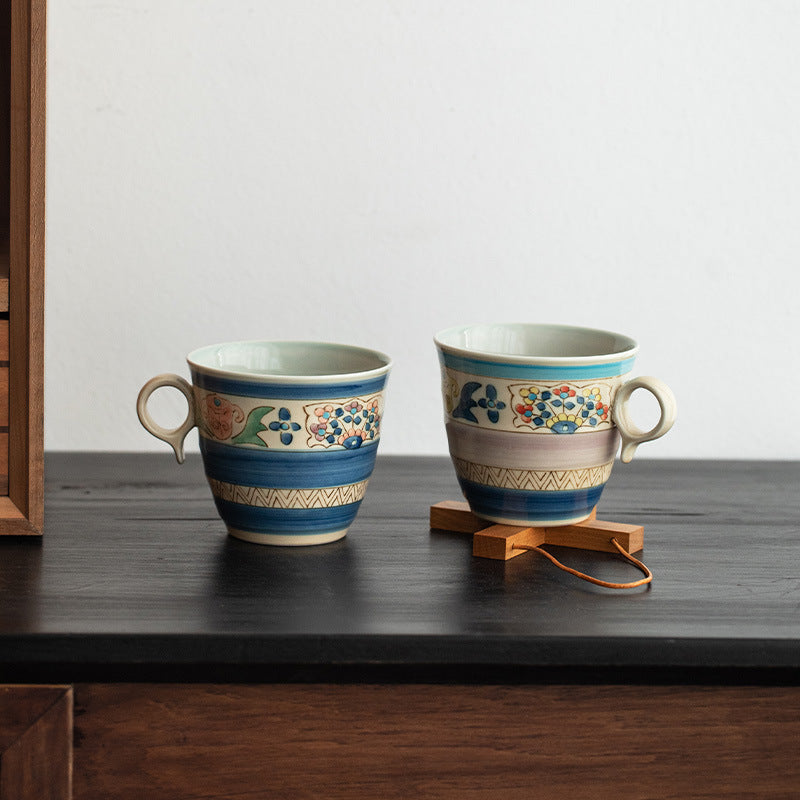 Japanese Handcrafted Hasami Ceramic Hanashin Mug Collection