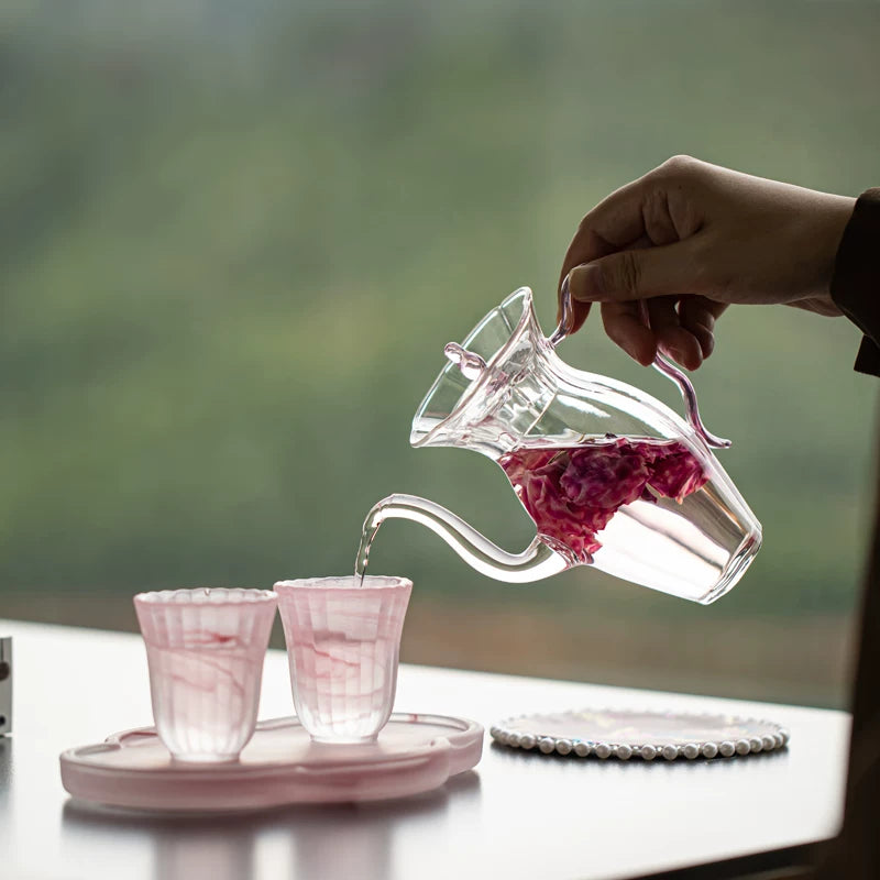 Hanami Suiren Glass Teaware Set