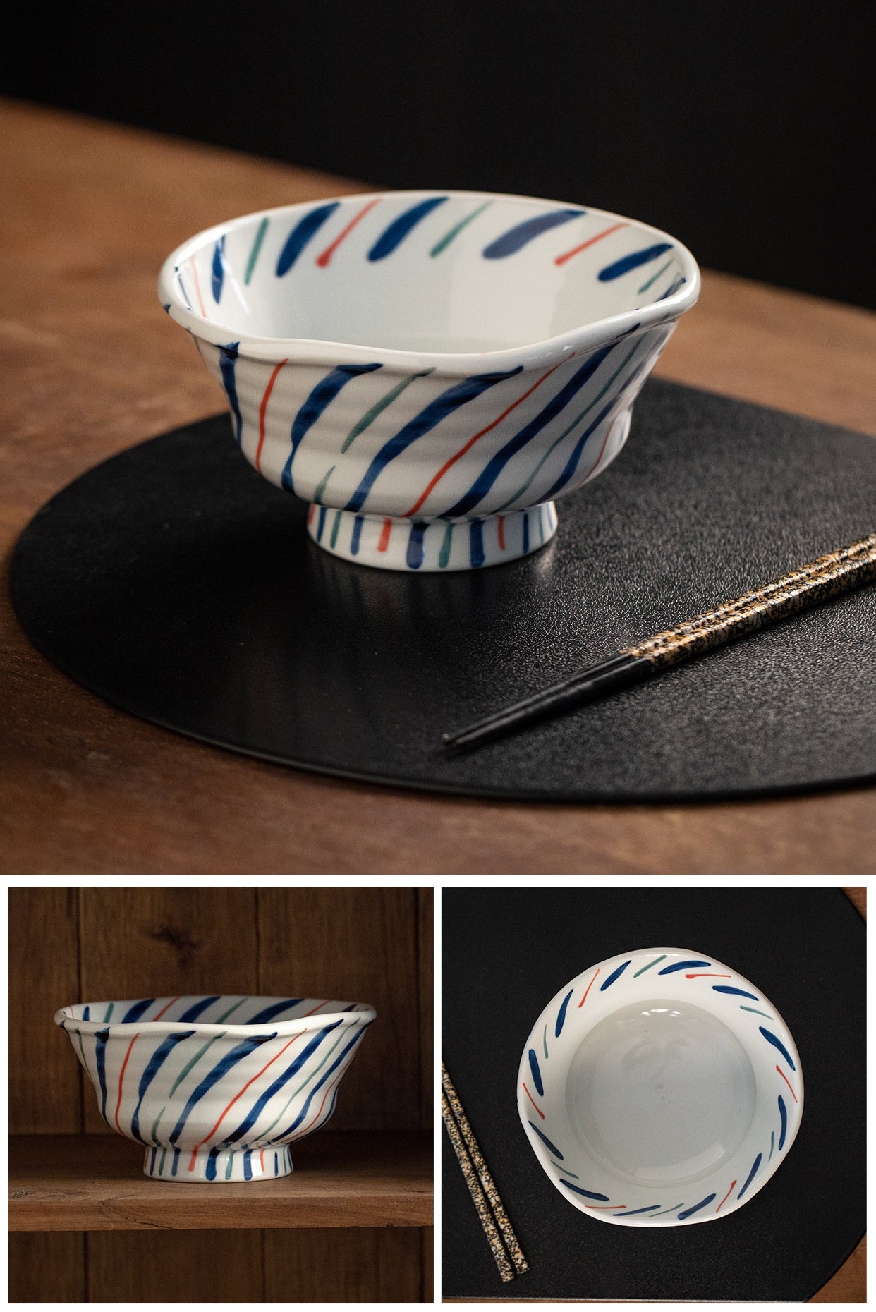 Collection de bols en céramique Keshiki en Hatsuichi Mino Ware
