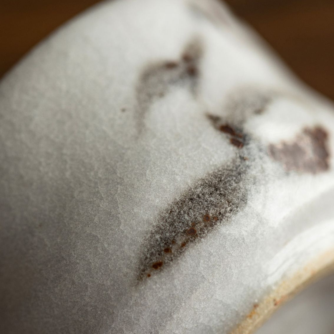 Hatsuichi Mino Ware Handcrafted Yuugiri Ceramic Tea Cups Set