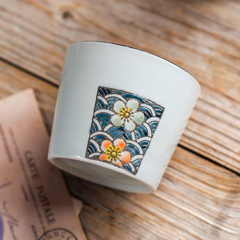 Japanese Handcrafted Ceramic Guinomi Tea Cup - MASU