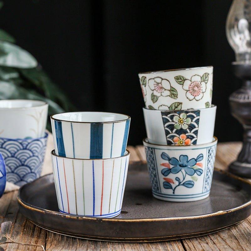 Japanese Handcrafted Ceramic Guinomi Tea Cup - MASU