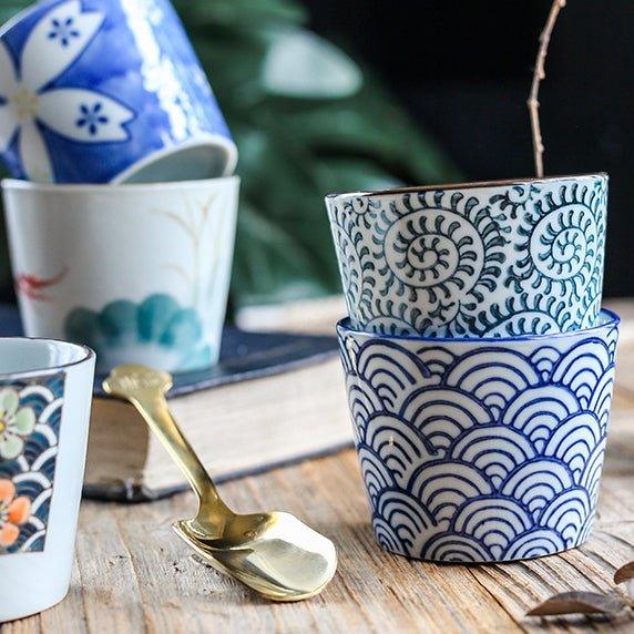 Japanese Handcrafted Ceramic Guinomi Tea Cup - MASU