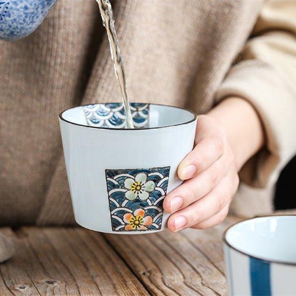 Japanese Handcrafted Ceramic Guinomi Tea Cup - MASU