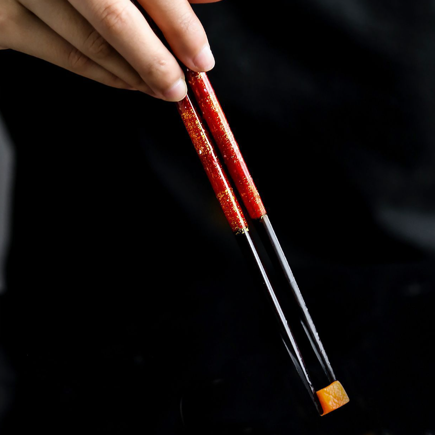 Japanese Handcrafted Glazed Galaxy Chopsticks Set - MASU