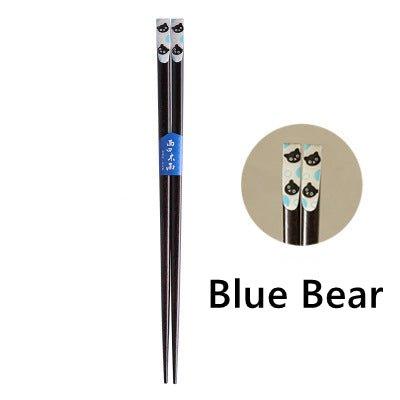 Japanese Wooden Cartoon Themed Chopsticks - MASU