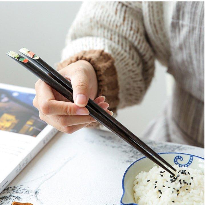 Japanese Wooden Cartoon Themed Chopsticks - MASU