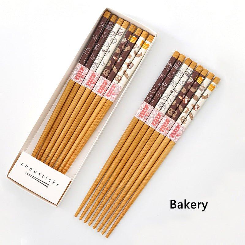 Japanese Home-style Themed Bamboo Chopsticks Sets - MASU
