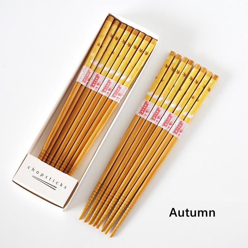 Japanese Home-style Themed Bamboo Chopsticks Sets - MASU