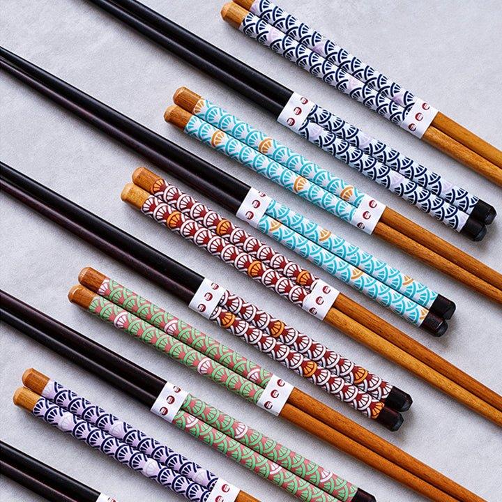 Japanese Family Harmony Wooden Chopsticks Sets - MASU
