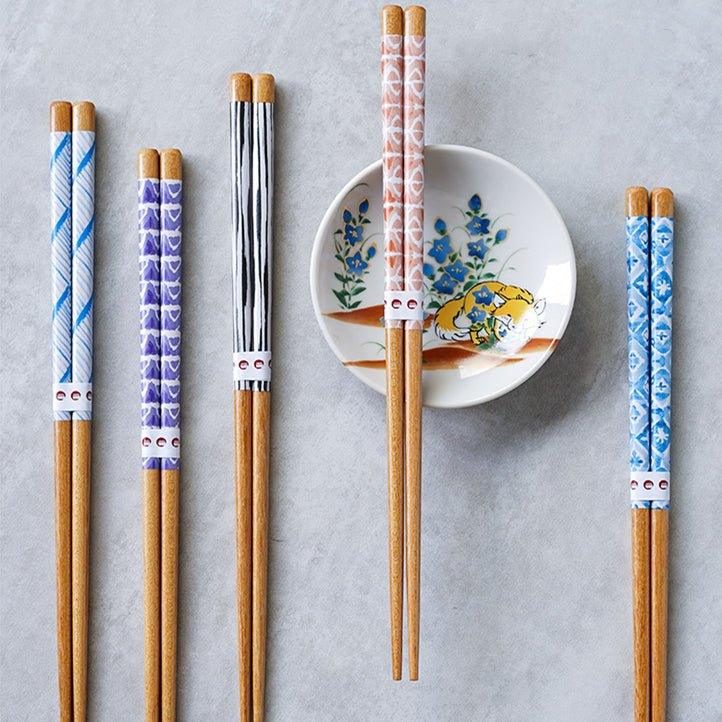 Japanese Family Harmony Wooden Chopsticks Sets - MASU