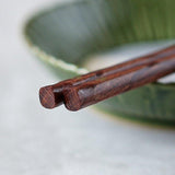 Japanese Golden Sakura Wooden Chopstick Set - MASU