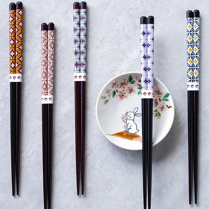 Japanese Family Harmony Wooden Chopsticks Sets - MASU
