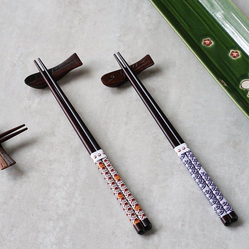 Japanese Family Harmony Wooden Chopsticks Sets - MASU