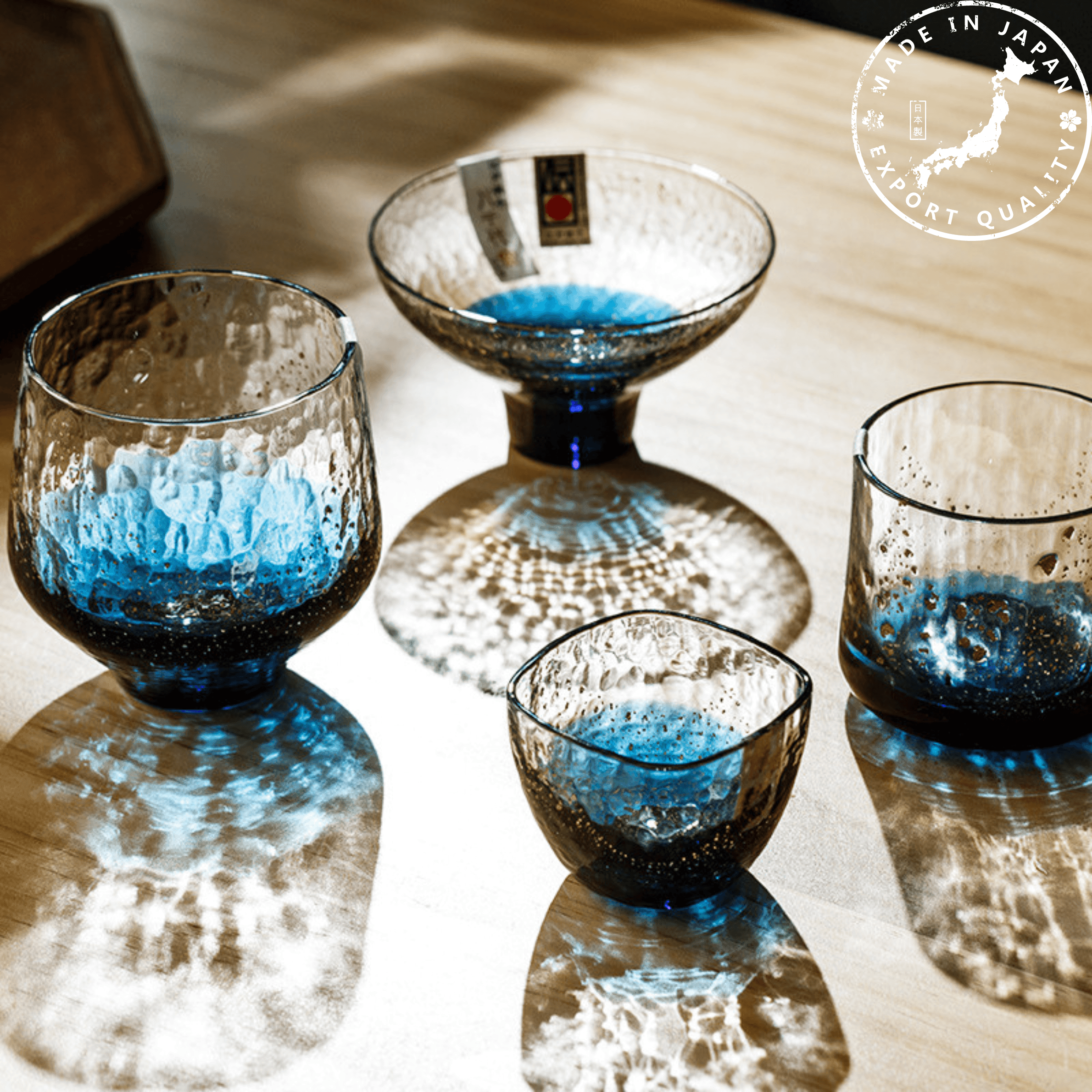 Luxury Toyo-Sasaki Japanese Galaxy Crystal Glasses - MASU