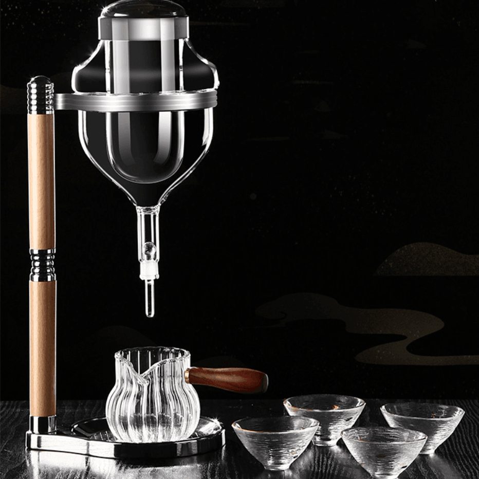 Japanese Glass Wine Dispenser Stand Gift Sets - MASU