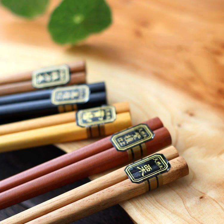 Multi-Colors Japanese Wooden Chopsticks Sets - MASU