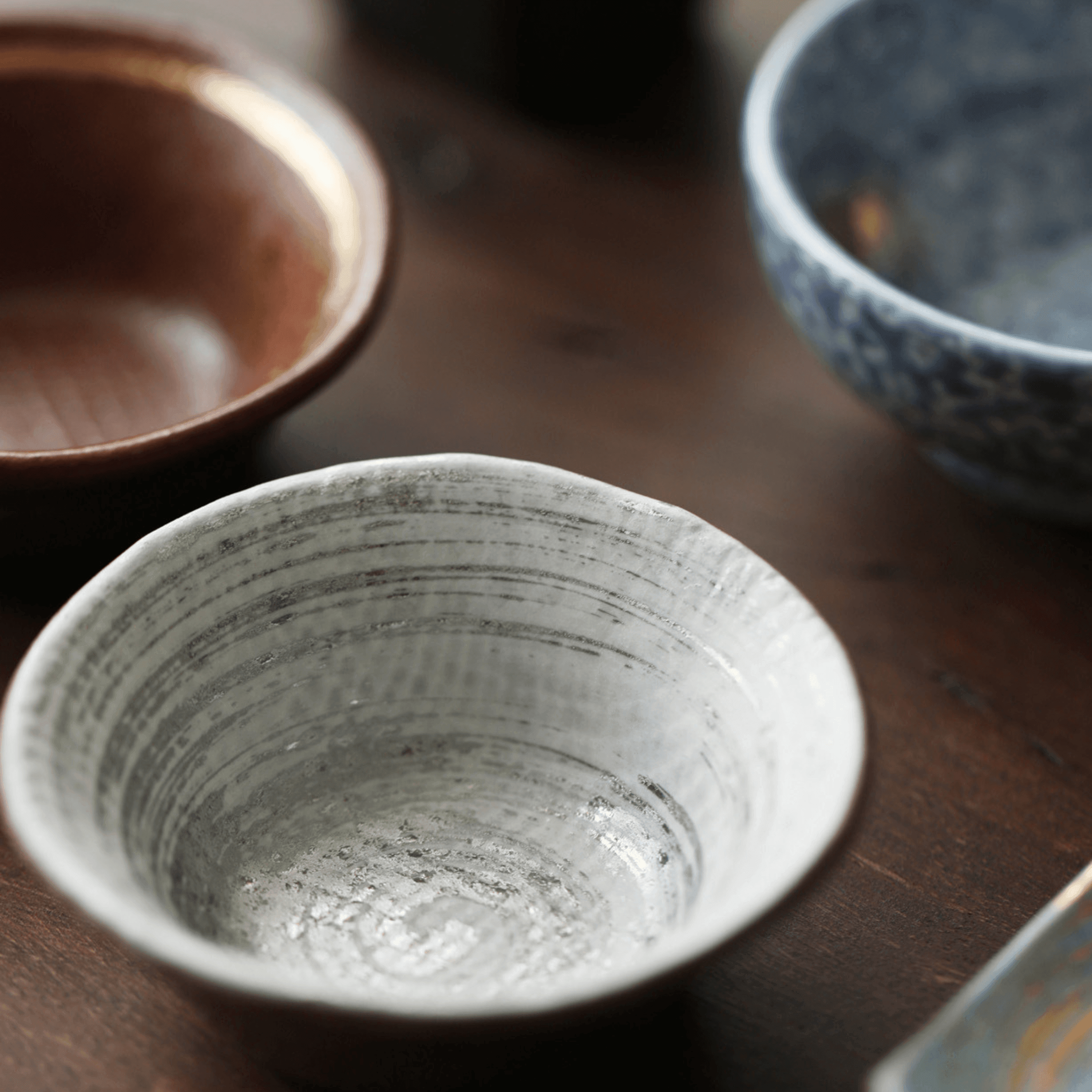 Touetsugama Japanese Golden Glazed Tea Set - MASU