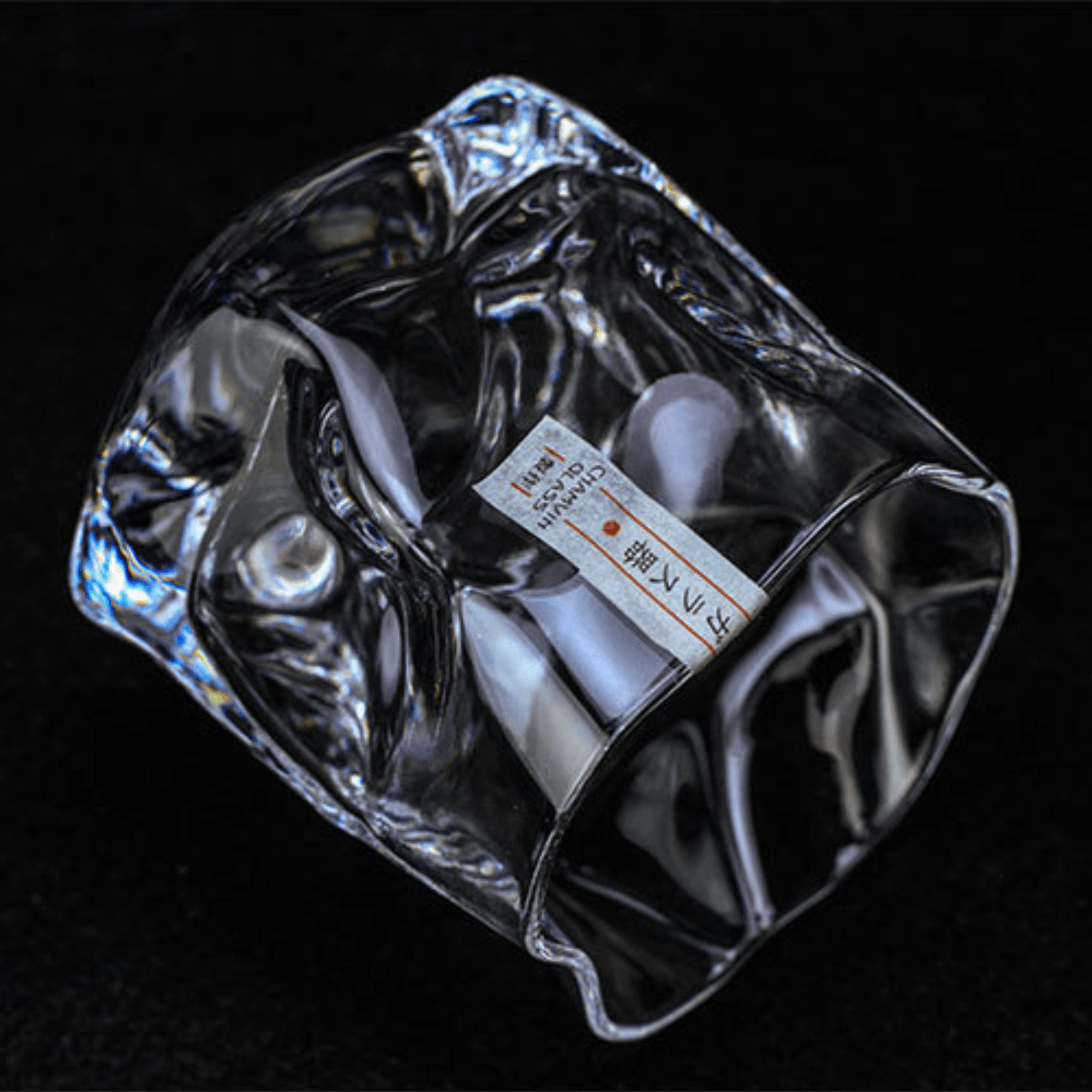 Japaneese Edo Kiriko Crumple Body Whisky Glass - MASU