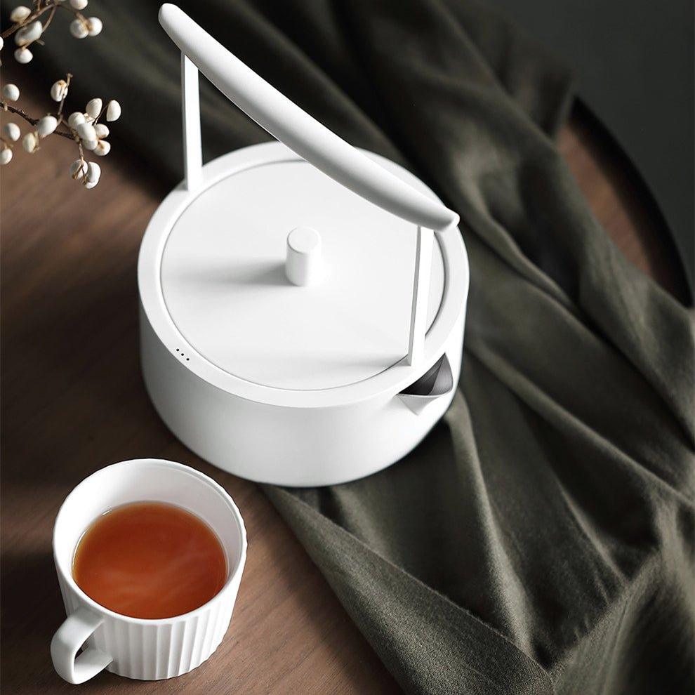 Minimalistic White Stainless Steel Torii Water Boiler - MASU