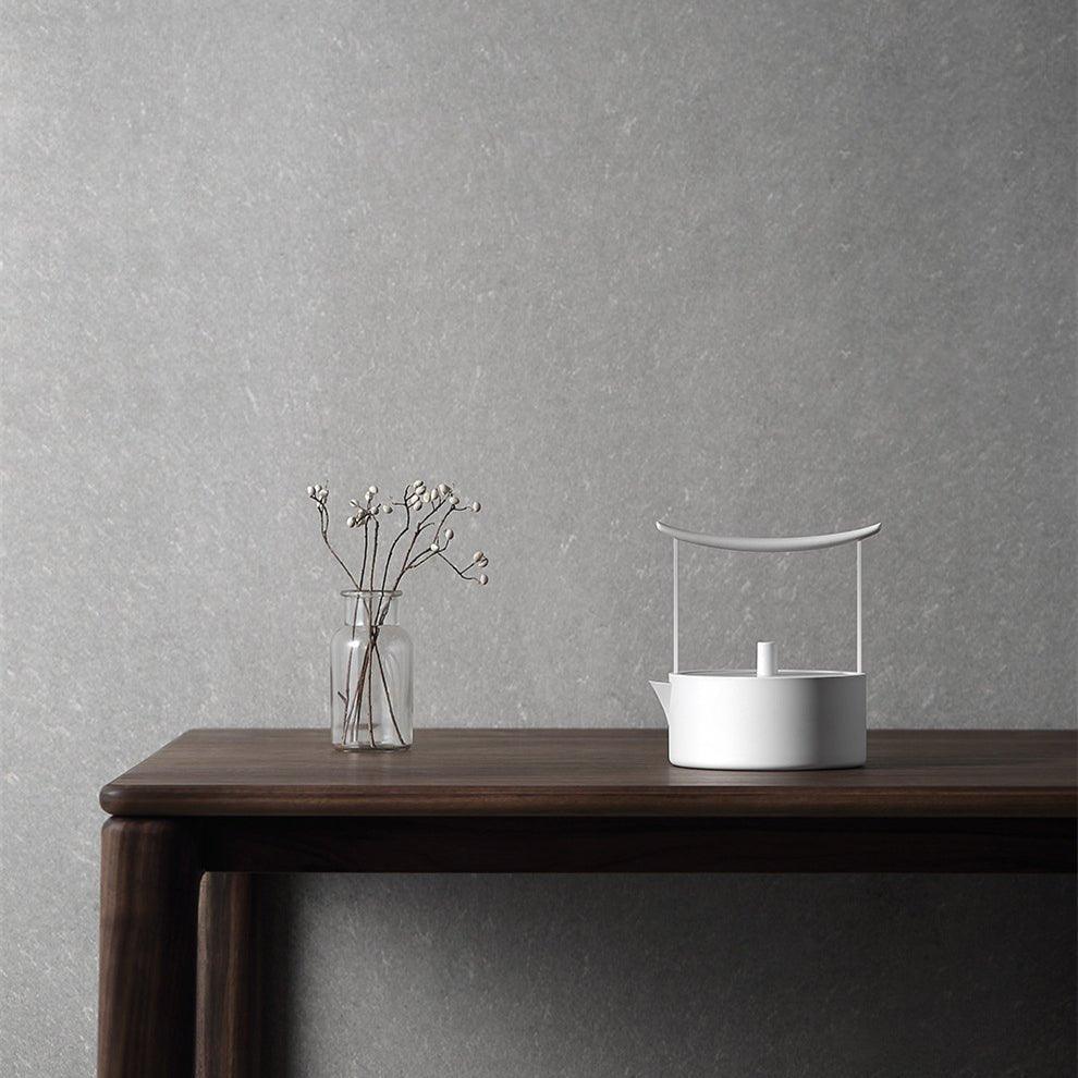 Minimalistic White Stainless Steel Torii Water Boiler - MASU