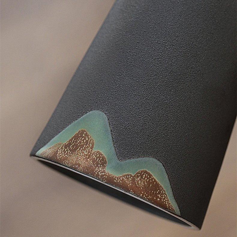 Mountain Themed Ceramic Tea Cups With Filter - MASU