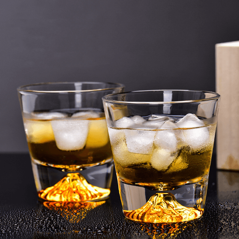 Japanese Mount Fuji Whisky Glass Sets - MASU
