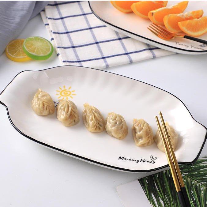 Honeymoon Ceramic Breakfast Plates - MASU