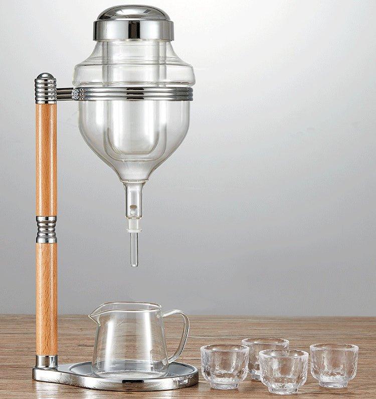 Japanese Glass Wine Dispenser Stand Gift Sets - MASU