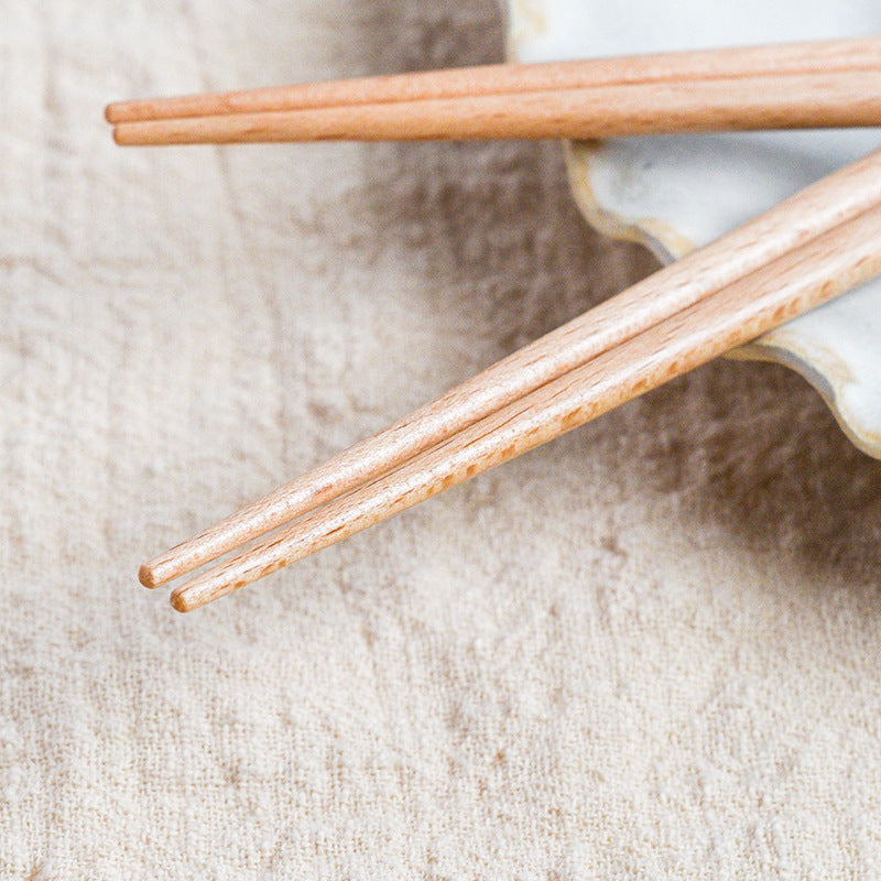 Japanese Handcrafted Pet Sculpture Wooden Children's Chopsticks - MASU