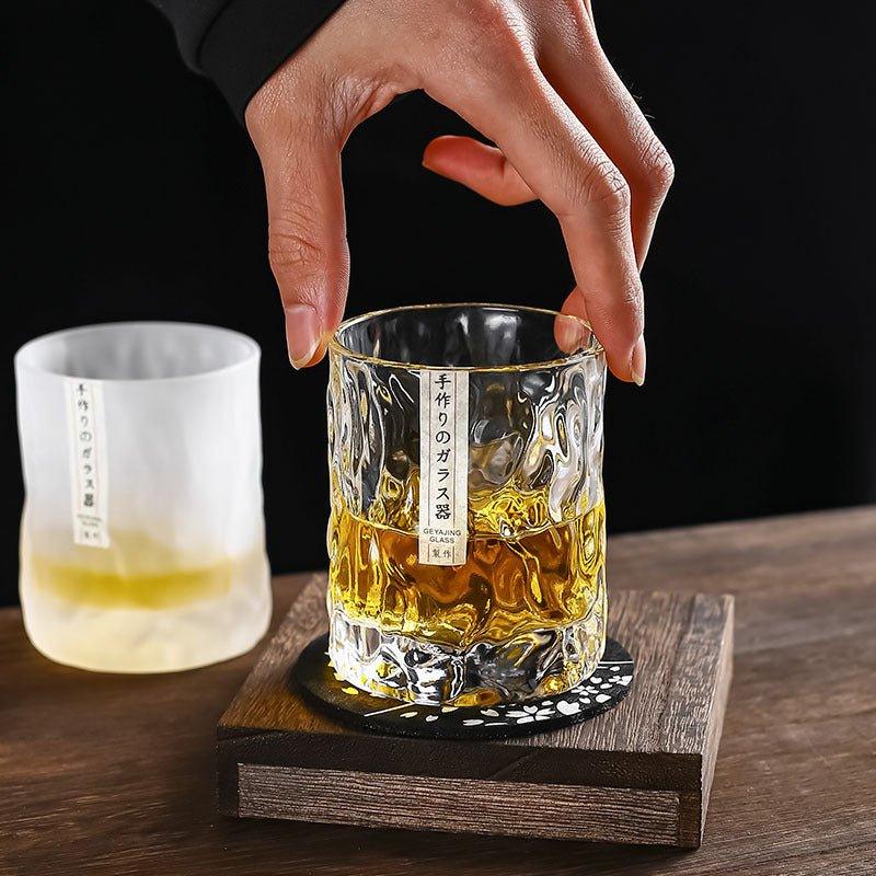 Japanese Edo Kiriko Glacier Whisky Glasses - MASU