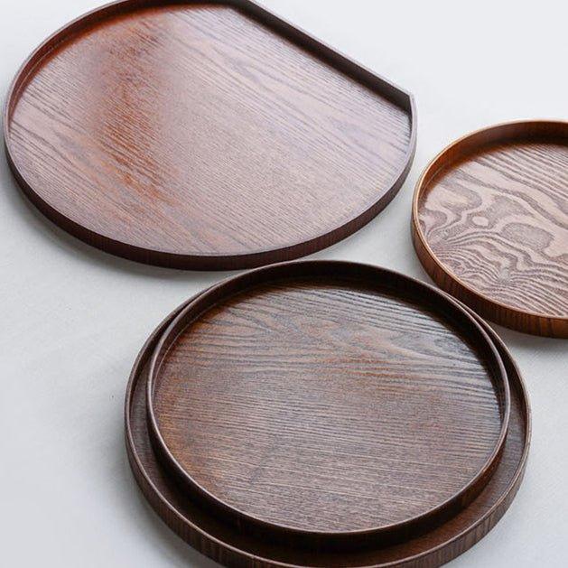 Japanese Circular Willow Wood Trays - MASU