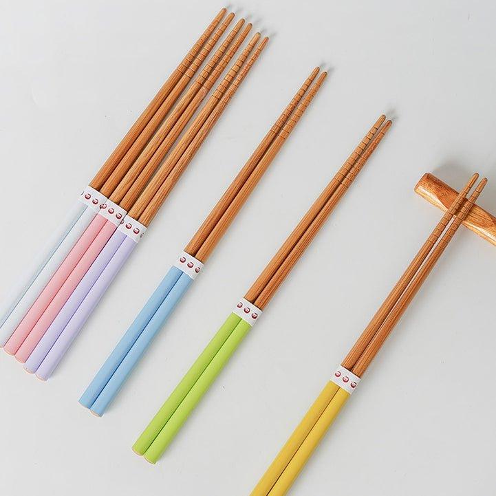 Multi-Colors Japanese Bamboo Chopsticks Sets - MASU