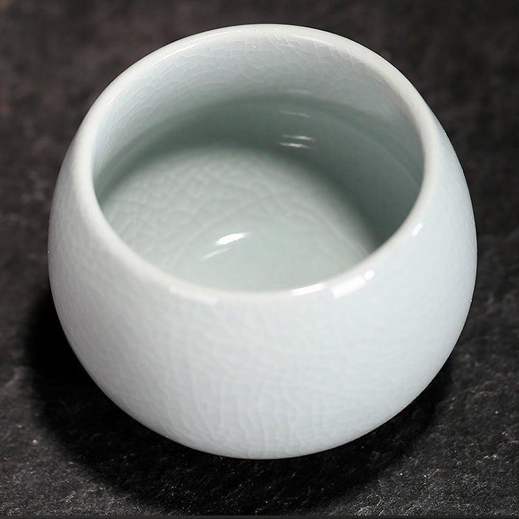 Oriental Handcrafted Ceramic Rounded Tea Cup Set - MASU