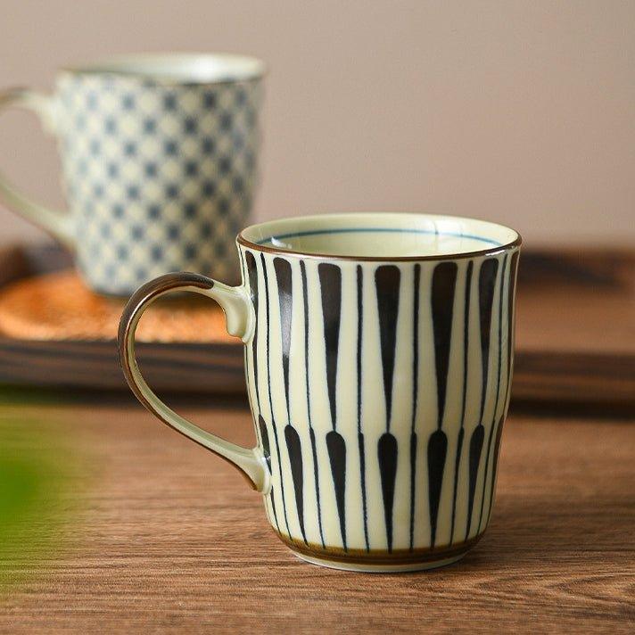 Japanese Handcrafted Ceramic Pattern Themed Tea Cups - MASU