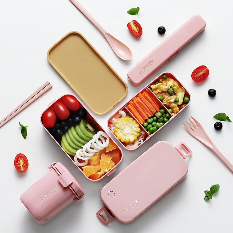 Microwave Safe Insulated Double Layer Bento Box Sets - MASU