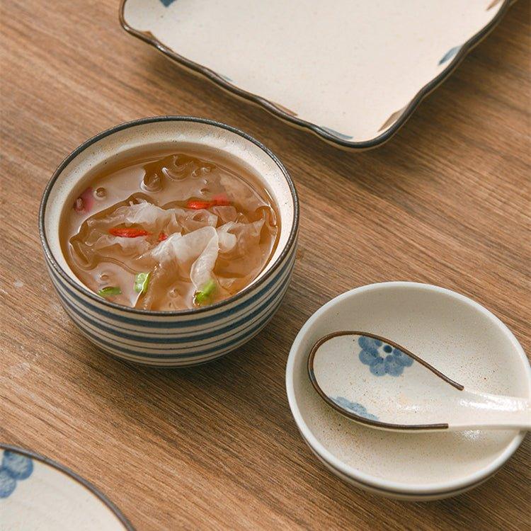 Japanese Handcrafted Ceramic Rounded Bowl With Lid - MASU