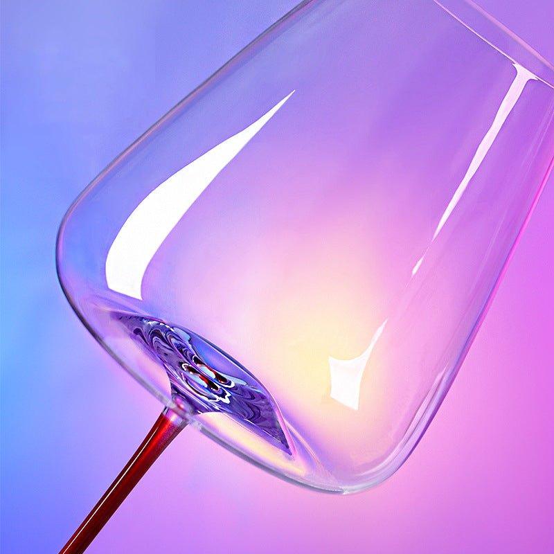 Crystal Glass Red Stem Burgundy Glasses - MASU