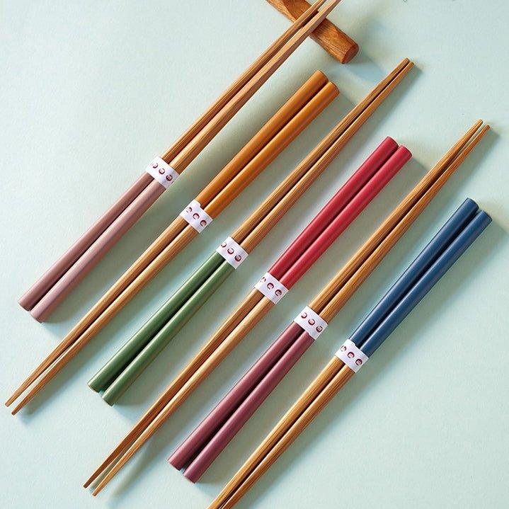 Multi-Colors Japanese Bamboo Chopsticks Sets - MASU