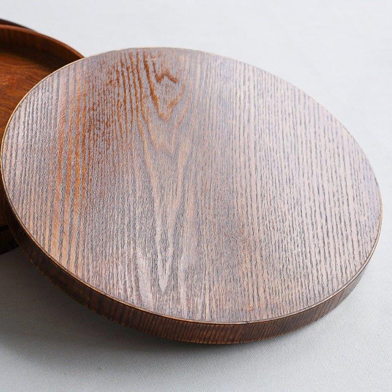 Japanese Circular Willow Wood Trays - MASU