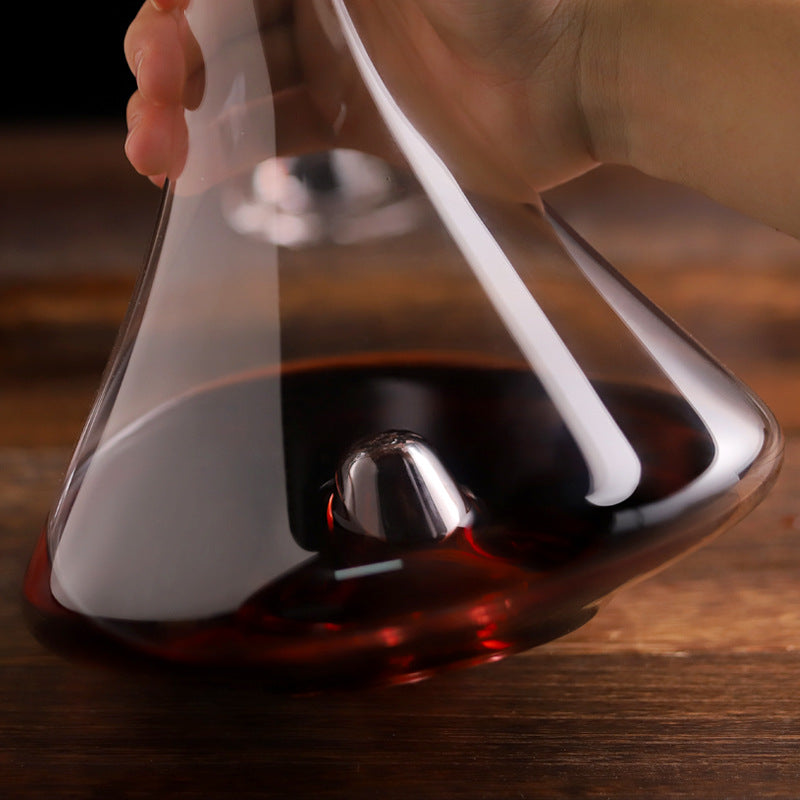 Centerpoint Crystal Glass Wine Decanter - MASU