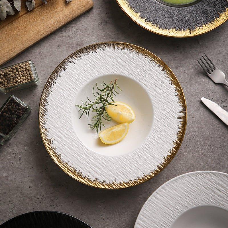 Matte Ceramic Spaghetti Serving Plates - MASU