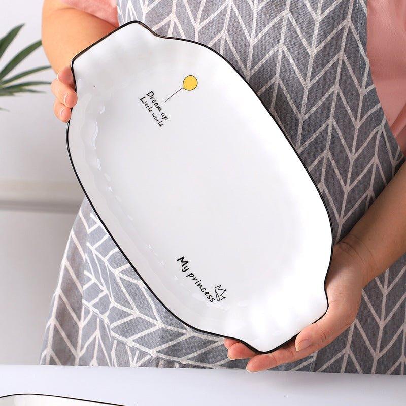 Honeymoon Ceramic Breakfast Plates - MASU