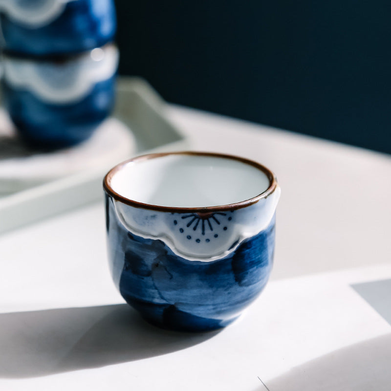 Japanese Sakura Handcrafted Ceramic Sake Sets - MASU
