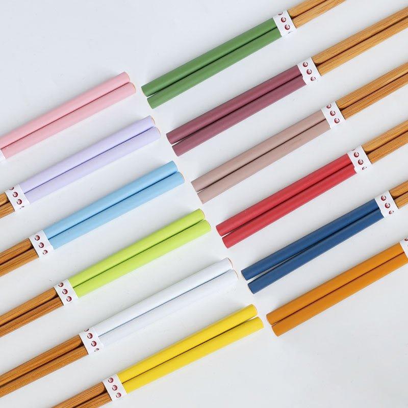 Multi-Colors Japanese Bamboo Chopsticks Sets - MASU